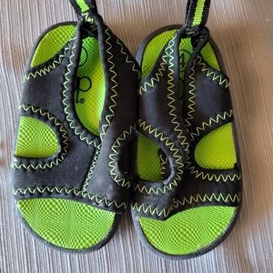 OP sandals & Koala kids dress shoes. Both sz 4 toddler.